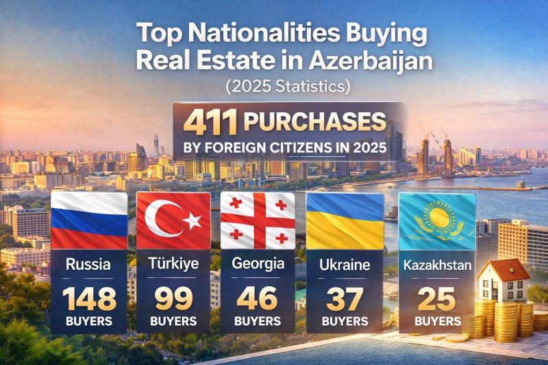 Top Nationalities Buying Real Estate in Azerbaijan