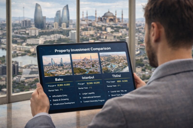 Strategic Advantages: Which City Fits Which Type of Investor — Baku, Istanbul, or Tbilisi