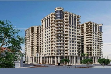 Multi-apartment building designed in classical style with spacious comfortable apartments.