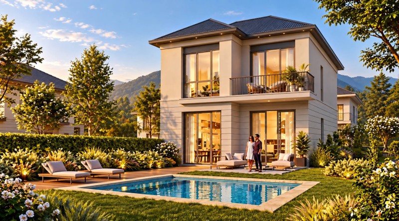 Mountain village resort in Gabala